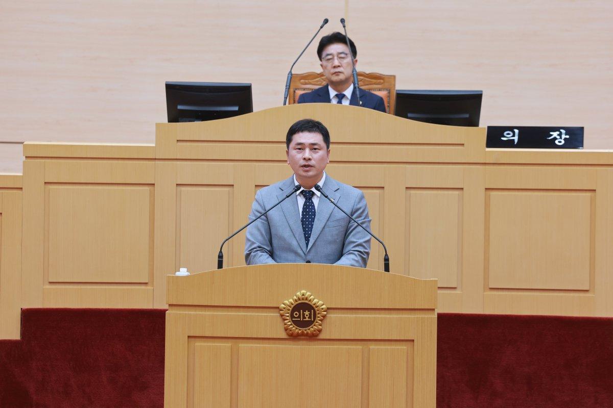 -임형석 전남도의원 건의안 제안설명 사진 전남도의회
