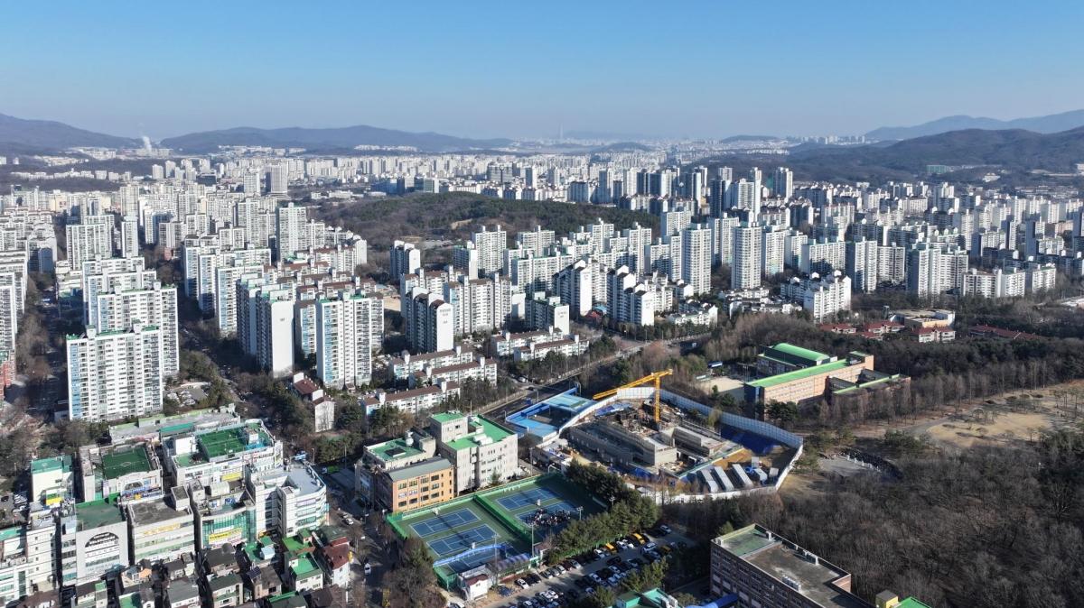 -분당 노후계획도시 전경 사진 성남시