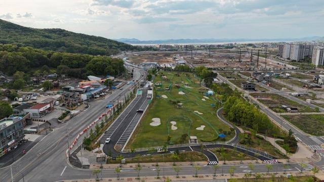 [NSP NEWS Image]파주시 심학산 파크골프장 확장 개장주차난민원 동시 해결