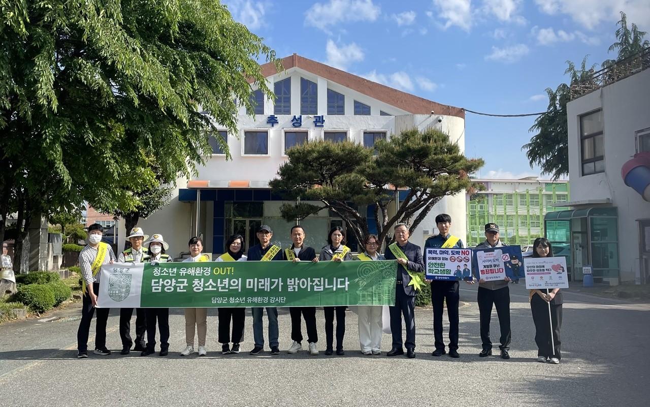 -담양군이 최근 담양경찰서 등 유관기관 합동으로 유해환경 합동 점검·단속을 실시하고 있다. (사진 = 담양군)