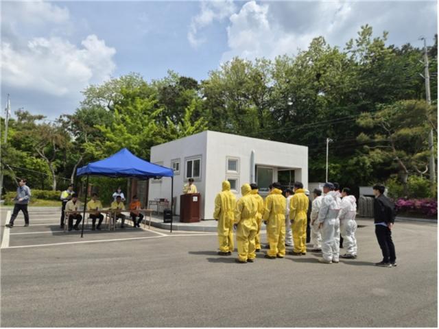 [NSP NEWS Image]의왕시, ‘화학물질 유출사고’ 대비 유관기관 합동 훈련 실시