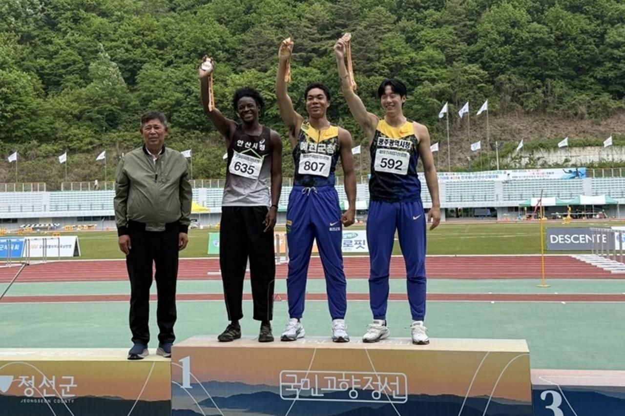 -예천군청 육상선수단 제80회 전국육상선수권대회 제패, 육상 신성 나마디 조엘진 100m 10초 09 우승, 창던지기 간판 남태풍 78.51m로 금빛 투척, 윤대욱 장대높이뛰기 3위