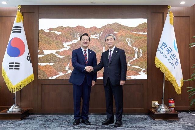 [NSP NEWS Image]박홍근 “재정·통화정책 조화”…신현송 “성장잠재력 연구·제언 지속”
