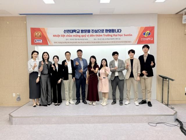 [NSP NEWS Image]포항 선린대 국제교류교육센터, 베트남 비엔동 전문대학교 및 K-Mirae 유학원과 국제교류 협력 강화