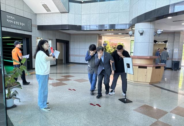 [NSP NEWS Image]강진군 고려청자박물관, 강진소방서와 합동 소방훈련 실시