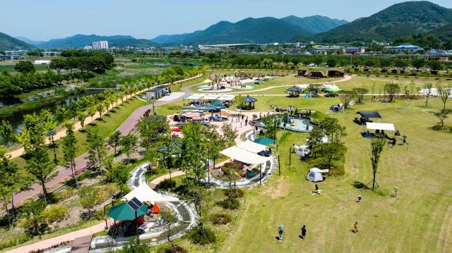 [NSP NEWS Image]장성군 황룡강 ‘황미르랜드’, 온 가족 힐링 명소로 ‘우뚝’