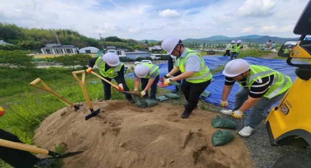 [NSP NEWS Image]장흥군, 외반저수지 붕괴 대비 비상대처 현장훈련 실시