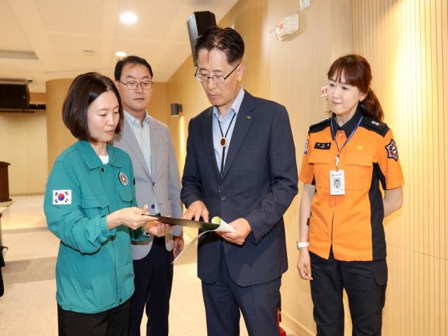 [NSP NEWS Image]황명석 경북도지사 권한대행, 사전투표소 현장점검 실시