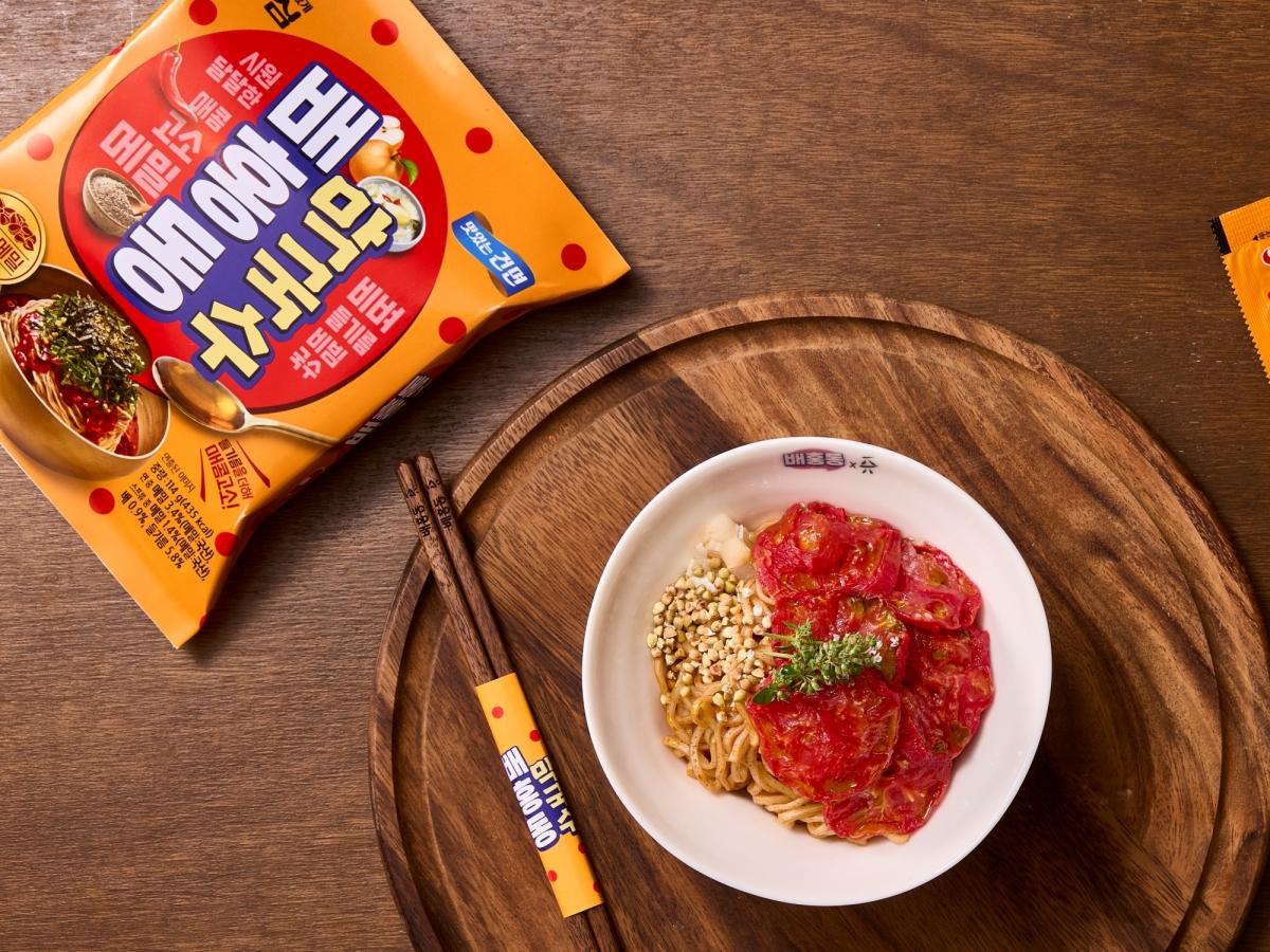 -소바쥬 협업 메뉴 배홍동 토마토 (이미지 = 농심 제공)