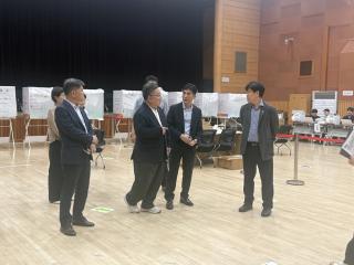 (NSP NEWS Image)고양시 박원석 제1부시장, 제9회 지방선거 사전투표소 현장 점검 실시