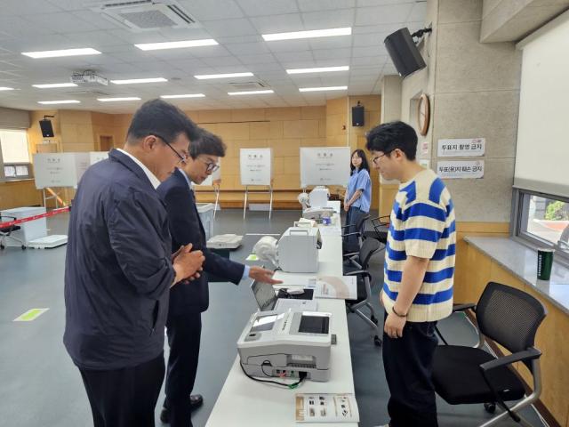 [NSP NEWS Image]배용수 안동시장 권한대행, 사전투표 준비 상황 점검