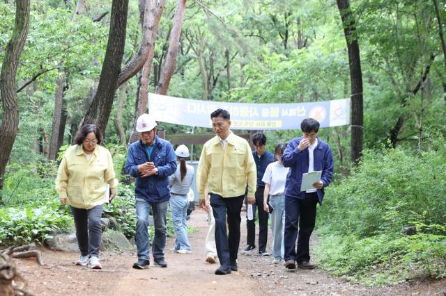 [NSP NEWS Image]이계삼 안양시장 권한대행, 산림휴양시설 현장 합동 안전점검