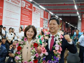 (NSP NEWS Image)[6.3지방선거]김장호 구미시장 재선 성공...“41만 시민의 승리, 구미 재도약 반드시 이뤄낼 것”