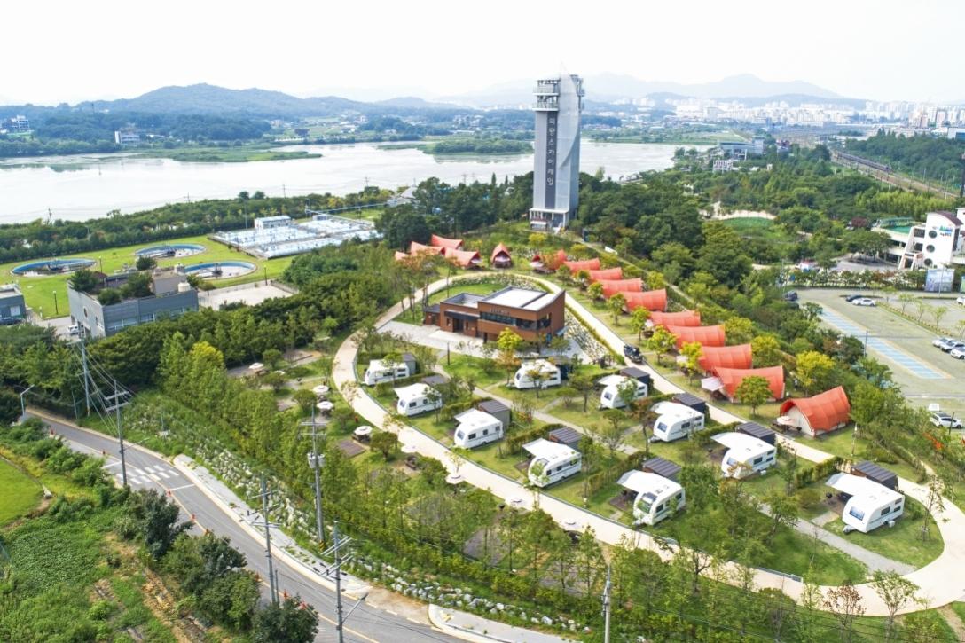 -의왕 왕송호수캠핑장 전경. (사진 = 의왕시)