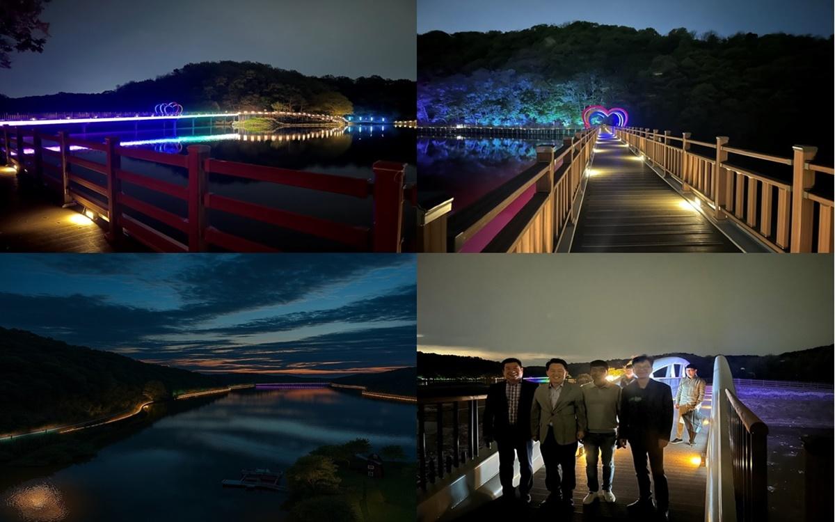 -공릉관광지 ‘빛의 산책길’ (사진 = 파주시)