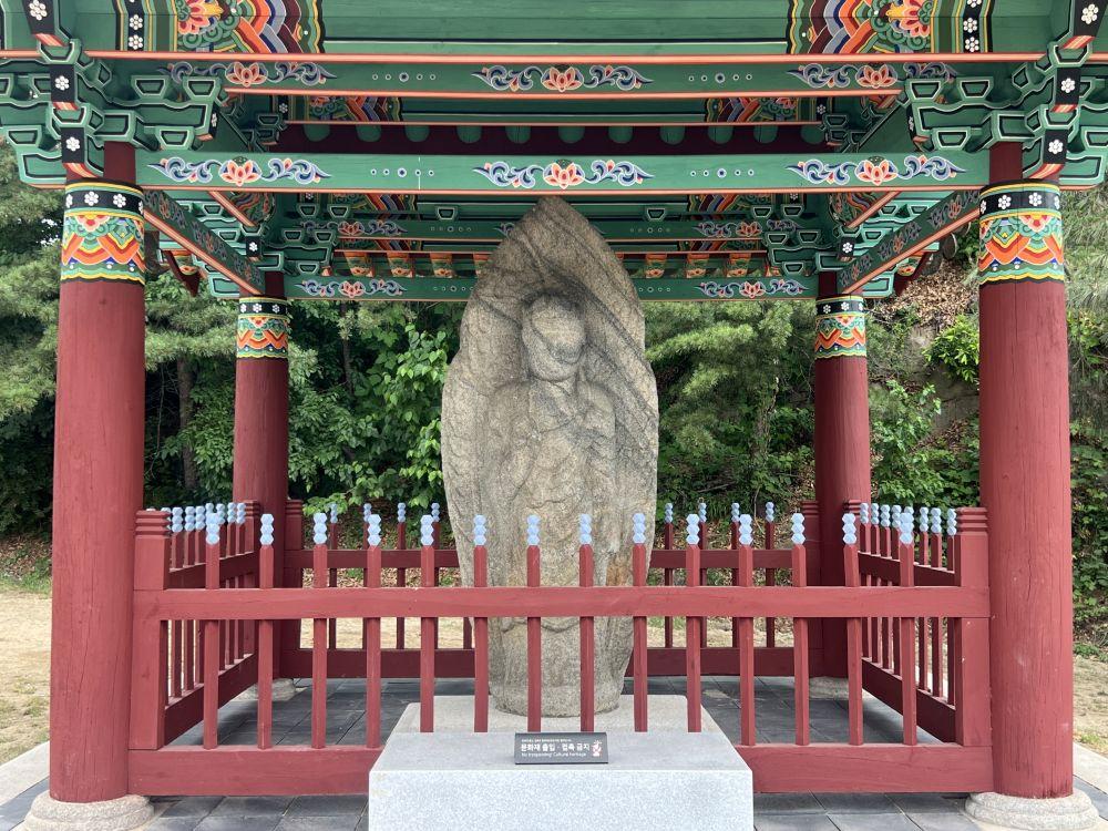 -영주시 보물 ‘영주동 석조여래입상’ 새 보금자리 마련, 국가유산 보존과 주민 재산권의 상생 국가유산 이전으로 실현 (사진 = 영주시)