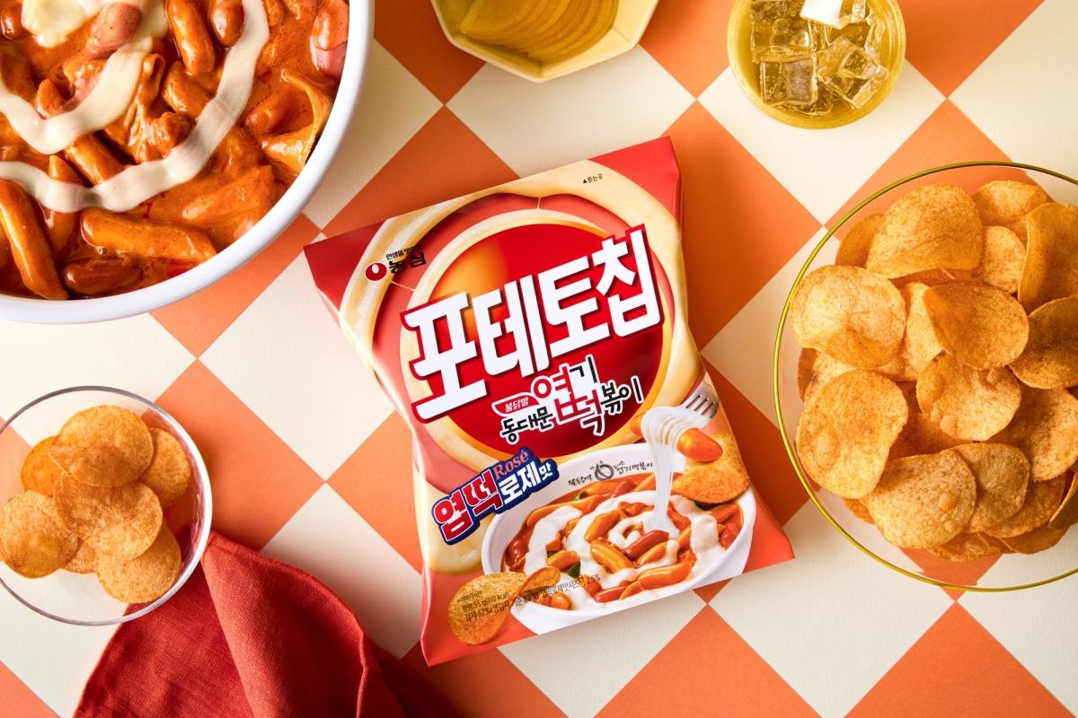-포테토칩 엽떡로제맛 (이미지 = 농심 제공)