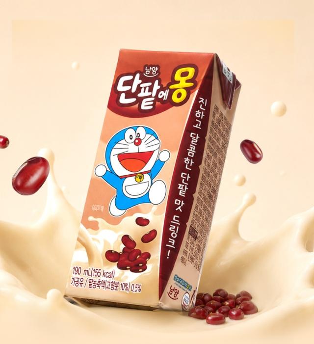 [NSP NEWS Image][먹어볼까]남양유업, ‘단팥에몽’ 선론칭…여름 디저트 가공유 공략