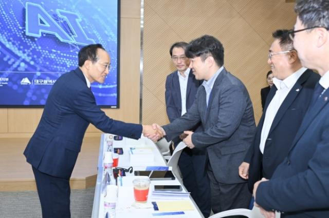[NSP NEWS Image]추경호 대구시장 당선인, 대구 미래 신성장 동력 현장 잇따라 방문