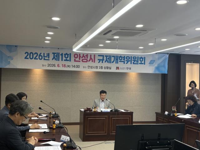 [NSP NEWS Image]안성시, 제1회 규제개혁위원회 개최…혁신 추진동력 확보