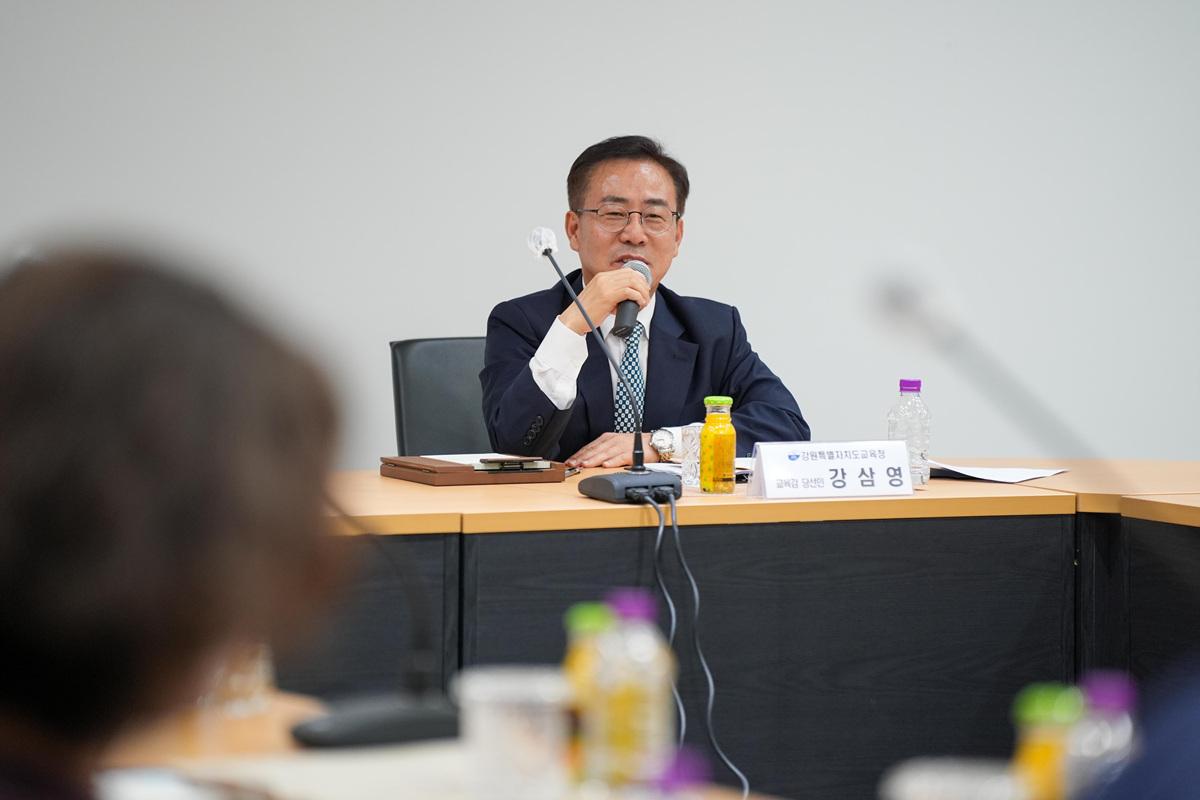 -강상영 당선인 모습. (사진 = 강원도교육청)