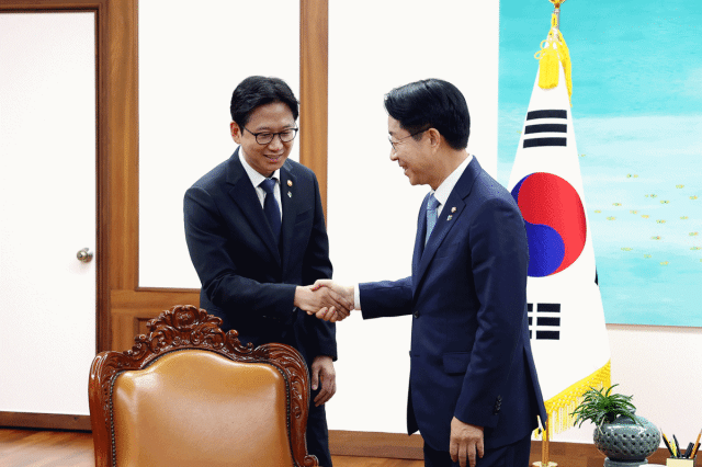 [NSP NEWS Image]조정식 국회의장, 배경훈 과학기술부총리 접견