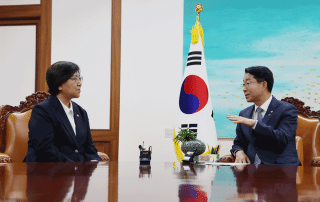 [NSP NEWS Image]조정식 국회의장, 정은경 보건복지부 장관 접견