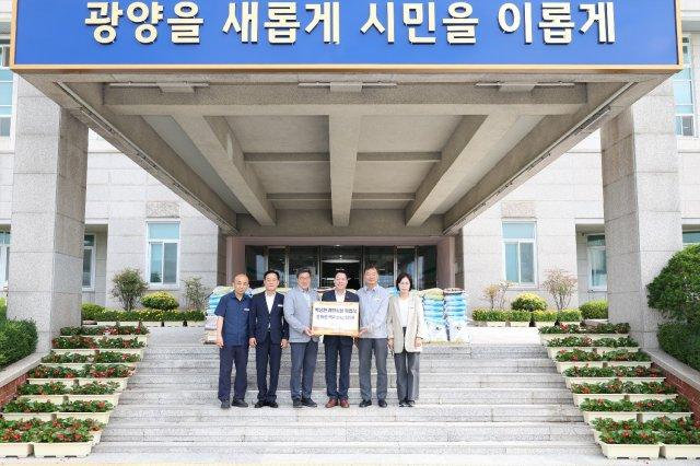 [NSP NEWS Image]박성현 광양시장, 취임 축하 쌀 134포 지역사회 환원…민선9기 첫 나눔 실천