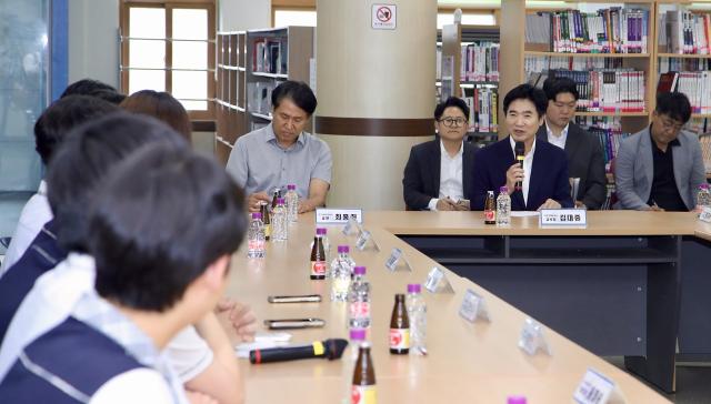 [NSP NEWS Image]김대중 교육감, 광주지역 마이스터고 현장 방문
