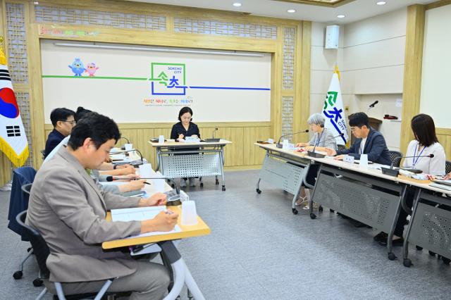 [NSP NEWS Image]속초시, 민선9기 핵심사업 점검…안전 인프라 구축도 속도