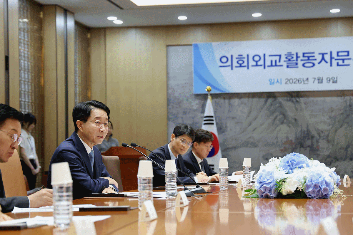 -조정식 국회의장 발언 모습 (사진 = 국회의장 공보소통수석실)
