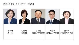 [NSP NEWS Image][의회 판읽기]제10대 전반기 계양구의회…민주 6석·국힘 4석 속 여성 5명