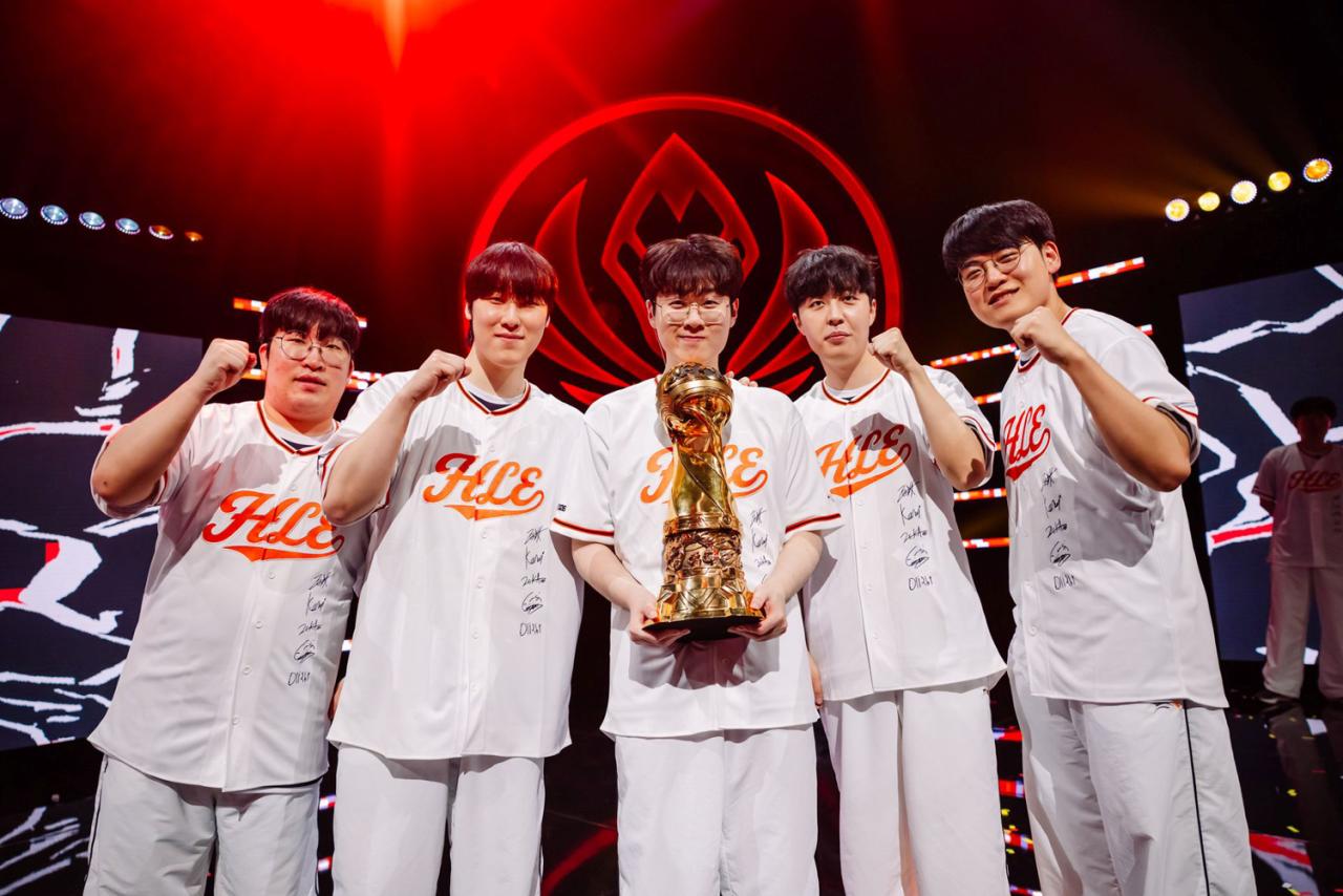 -한화생명e스포츠가 2026 MSI 우승을 차지했다. (사진 = 라이엇게임즈)