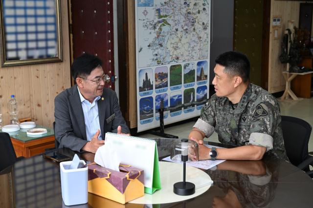 [NSP NEWS Image]심부건 완주군의회 부의장, 제9585부대 방문…상생 협력방안 논의