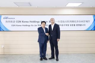 [NSP NEWS Image]구충곤 광양경자청장, CGN코리아홀딩스 신임 대표와 면담… 발전사업 협력 강화
