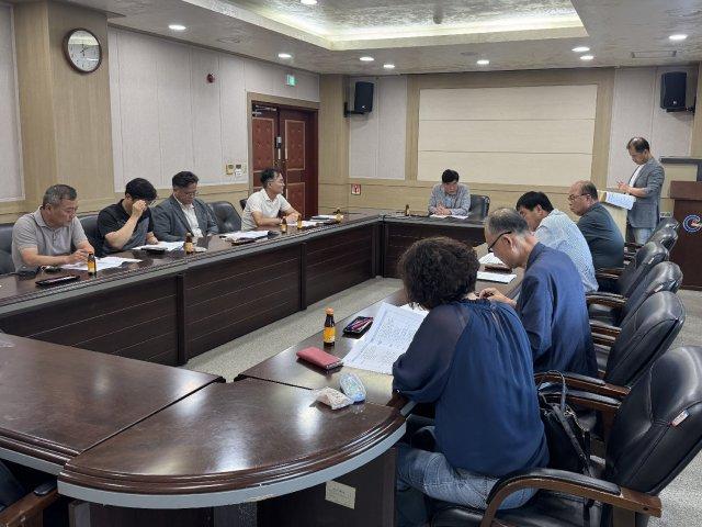 -제22회 광양전통숯불구이축제추진위원회 실무회의를 하고 있다 (사진 = 광양시청)