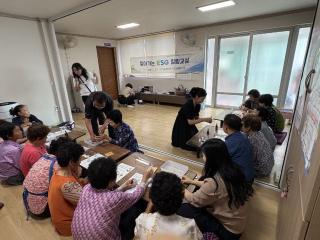 (NSP NEWS Image)광양 진상면, 경로당서 ESG 자원순환 체험교육… 어르신 환경실천 앞장