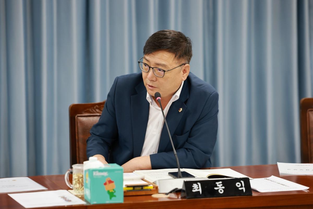 -최동익 특별시의원이 AI·스마트농업 기술의 활용 성과를 체계적으로 관리·평가하는 체계 마련을 촉구했다. (사진 = 특별시의회)