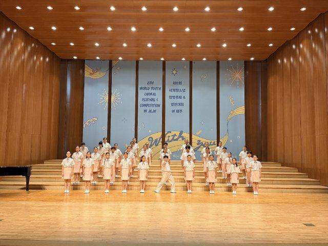-광양시립소년소녀합창단 세계청소년합창대회 공연 (사진 = 광양시청)
