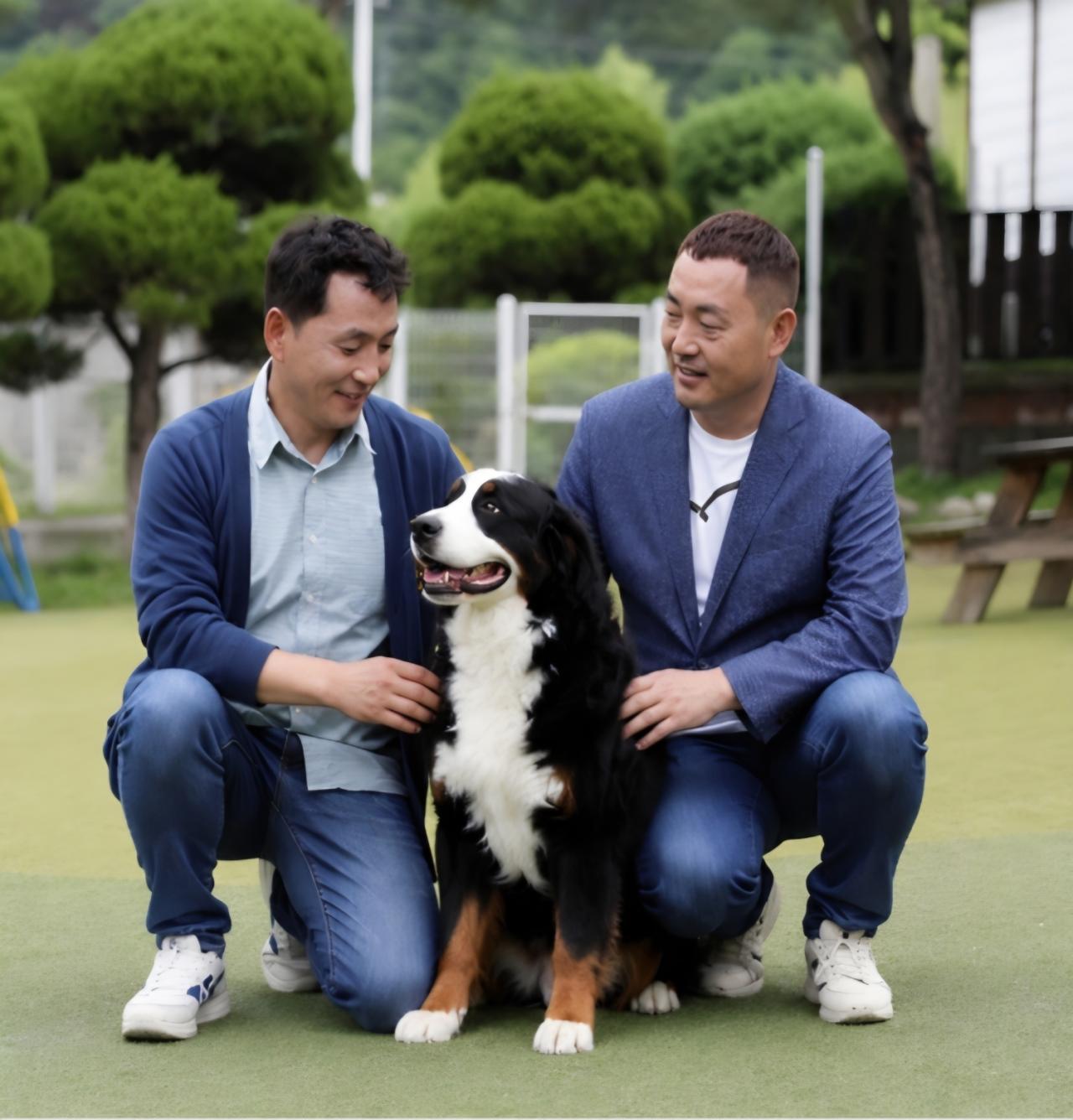-이찬종 소장이 친형인 이웅종 교수와 함께 촬영한 모습. (사진 = 이삭교육센터)