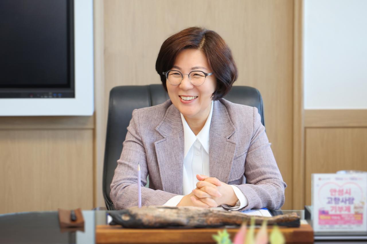 -지속가능관광지방정부협의회 신임 상임회장으로 선출된 김보라 안성시장. (사진 = 안성시)