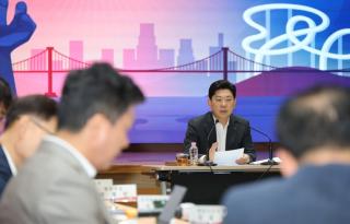 [NSP NEWS Image]박용선 포항시장, 첫 확대간부회의 주재...국비 확보·재난 대응·민생 회복 강조