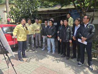 [NSP NEWS Image]포항시의회 건설도시위원회, 현장 방문