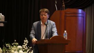 (NSP NEWS Image)포항세명기독병원 한동선 병원장, 포스코 퇴직자 부부 대상 심장 건강 강의