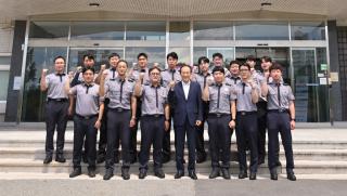 (NSP NEWS Image)추경호 대구시장, 청원경찰 근무현장 찾아 격려...현장 목소리 청취