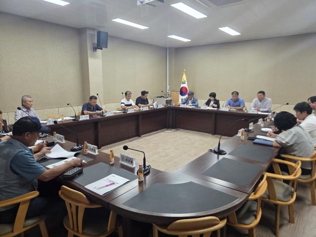 -곡성군이 지난 27일 개최한 농작물 병해충 예찰·방제단 운영회의. (사진 = 곡성군)
