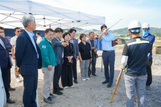 (NSP NEWS Image)경주시의회 경제산업위원회, 가뭄 대응·해양수산 사업 위한 현장점검 실시