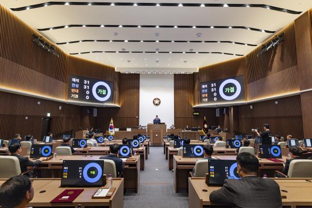 -28일 화성시의회 제253회 임시회가 진행되고 있다. (사진 = 화성시의회)