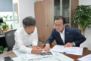 (NSP NEWS Image)서영학 여수시장, 국비 확보 위해 기획예산처 방문