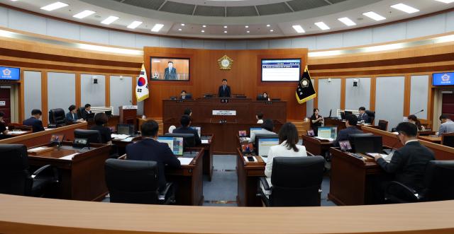 -30일 오산시의회 제305회 임시회가 진행되고 있다. (사진 = 오산시의회)
